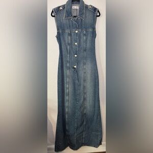 BRAND NEW Zara Denim Maxi Dress